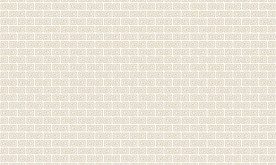 グルグル渦を巻いたモダンな雷文模様