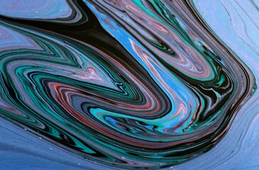 Abstract blue-gray background. Metal, water, or substance.