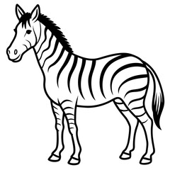 Wild Hybrid Equine Vector Art