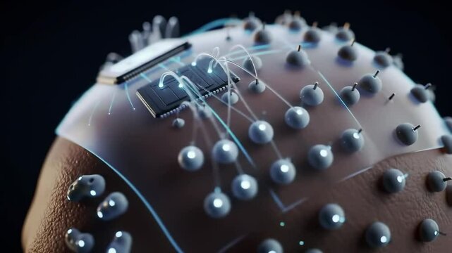 Semi-Transparent Scalp with Active Graphene Neural Chip