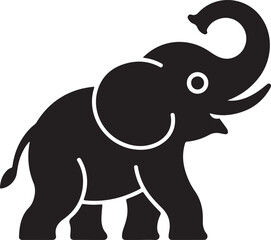 Walking Elephant with Raised Trunk Silhouette

Mother and Baby Elephant Vector Scene

Decorated Indian Elephant Silhouette Design

Elephant in Savannah Vector Art

Elephant Herd Silhouette at Sunset