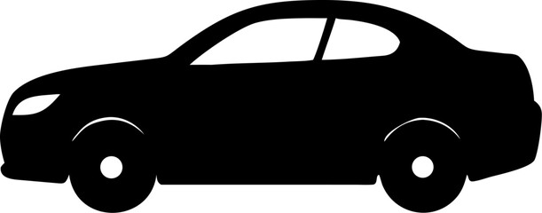 Car Silhouette Icons Automotive Vehicle Outlines for Design and Creative Projects