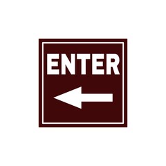 exit sign with arrow