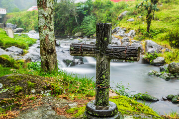 Stream in the cloud forest in Xico, Veracruz, Mexico.