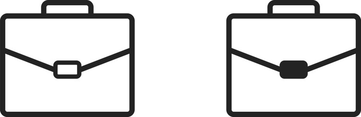 Corporate office briefcase bag icon vector design