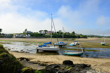 Abersoch Harbour at Low Tide, Llyn Peninsula, Wales