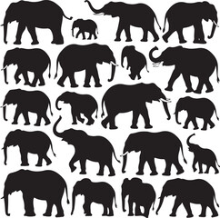 Majestic Elephant Silhouette Vector

Wild Elephant in the Jungle Design

Gentle Giant Elephant Illustration

Elephant Family Safari Silhouette

Elephant Head Vector Art