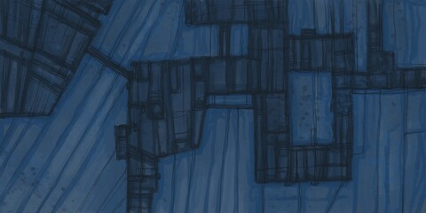 Abstract image for printing. Picture for modern interiors. The picture is painted by hand on a tablet. © neurostructure