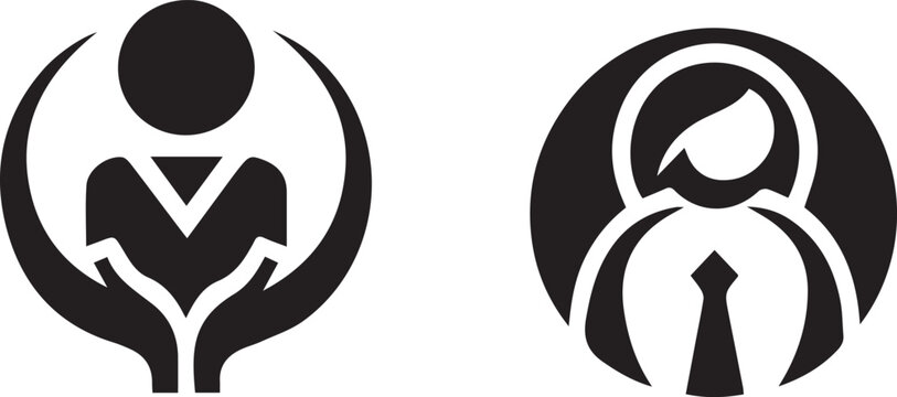 Carryer vector  silhouettes 