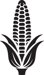 Corn Vector icon  silhouette 