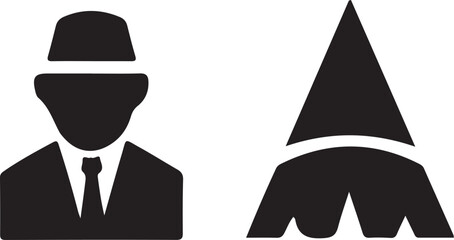 business people icons Silhouette
