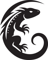 black dragon tattoo logo Silhouette 