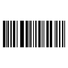 Barcode scan vector icon,minimalist and simple concept design ideas,isolated on white background