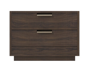 A Modern Wooden Dresser with Drawers 