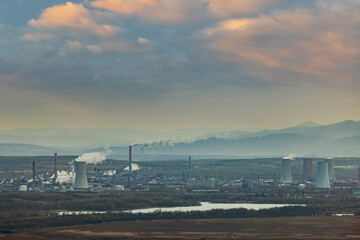 Smoke rises from chimneys at a power plant in Czechia