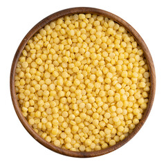 Yellow millet grains 