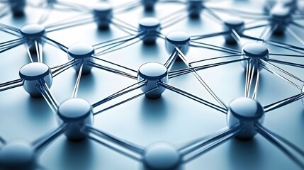 Abstract Network Connections Global Sphere Technology