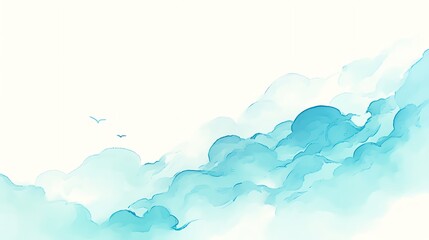 Blue sky and clouds