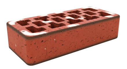 Isolated Red Brick