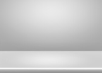 Light grey studio limbo background - empty gradient bg for clean professional photography. Minimal gray backdrop with smooth white transition. Space for product imagery or presentation.