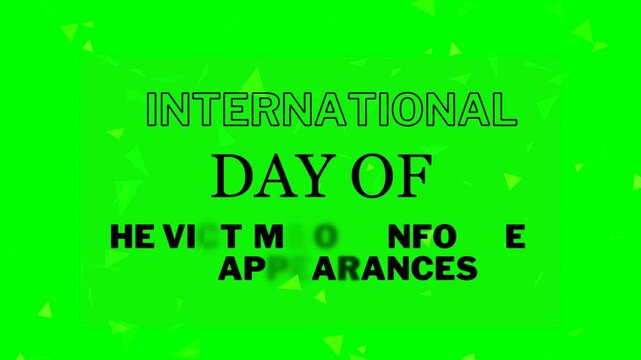 International Day of the Victims of Enforced Disappearances - 30 August