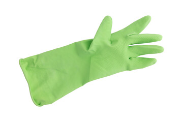 rubber glove isolated
