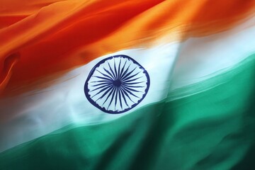 Indian Flag Closeup