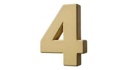 Isolated Golden Number Four