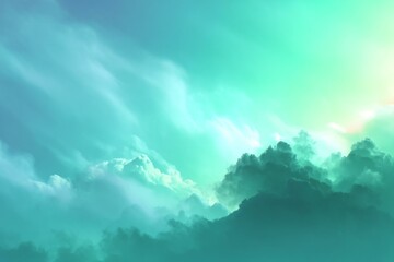 Vibrant Sky Cloudscape Artwork