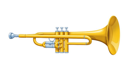 Obraz premium Isolated Trumpet