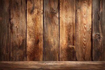 Rustic Wooden Plank Wall Background