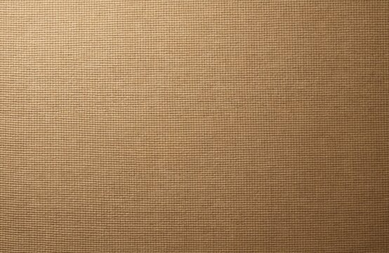 Jute fabric texture background. Close-up view of natural brown burlap material. Woven rough hessian cloth pattern. Detailed fibers, beige color. Ideal for eco design, wallpaper, interior design.