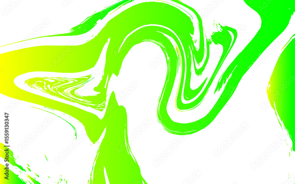 Poster vivid abstract fluid art composition with swirling shades of electric blue and cyan flowing. dynamic