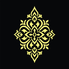 Floral Indian Mandala Artwork  