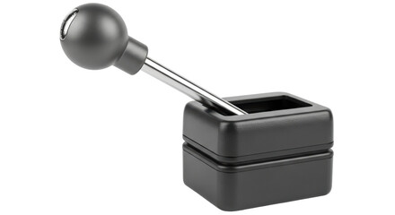 Isolated Car Gear Shift