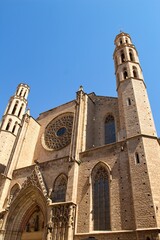 Fototapeta premium Stunning Basílica de Santa Maria del Mar