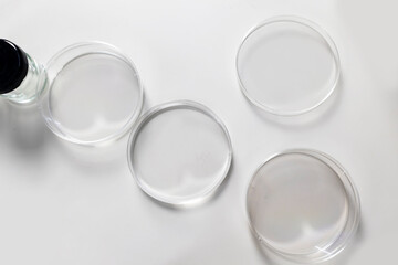 Chemical and biological research and study test bottles