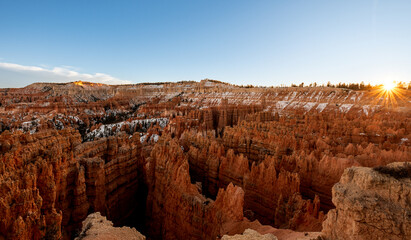 Sunset over Hoodoos - Bryce Canyon National Park