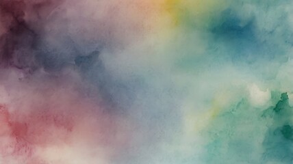 Abstract watercolor background blending vibrant colors with soft textures and artistic watercolor effects