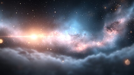 Space background with stars