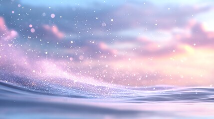 Beautiful lavender and gold bokeh glitter