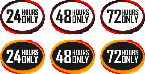 Sale banners, set discount tags 