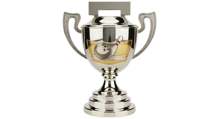 Isolated Bowling Trophy