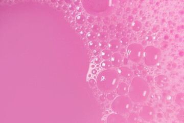 Colorful blurred bubble background ,Pink bubbles
