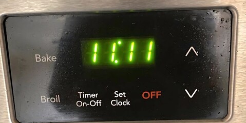 control panel of a digital camera