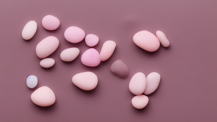 Pastel Colored Stones