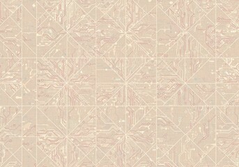 Fototapeta premium AI-Generated Quilt Texture