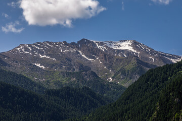 Fototapeta premium the Chisone Valley, in the Italian Piedmont