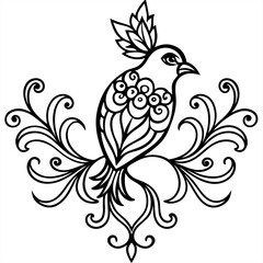 pattern flower paki vector wallpaper design