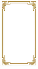 Golden Deco Frame: An elegant Art Deco frame in golden tones, perfect for adding a touch of vintage glamour to your design.